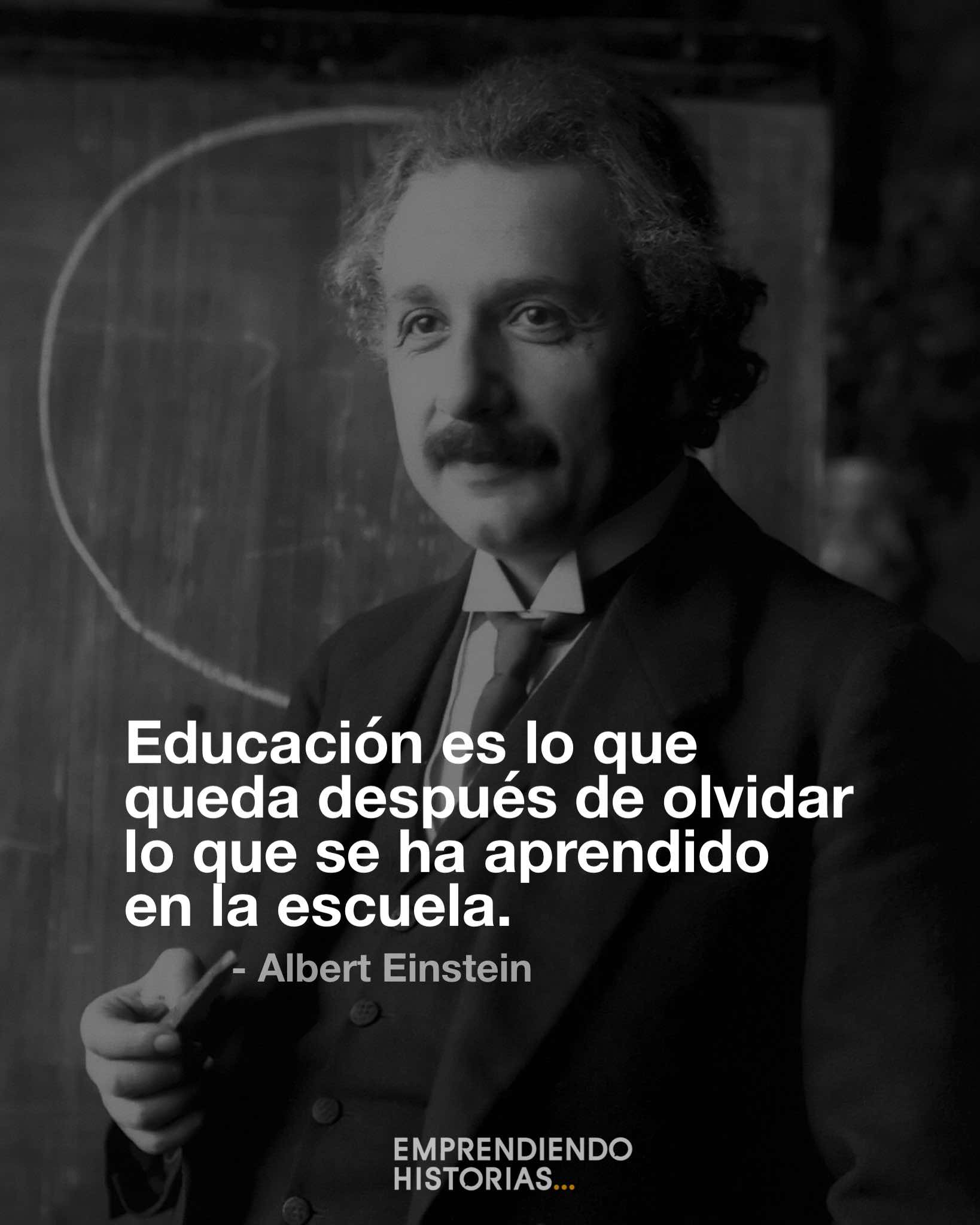 Frases de Einstein sobre la educacion