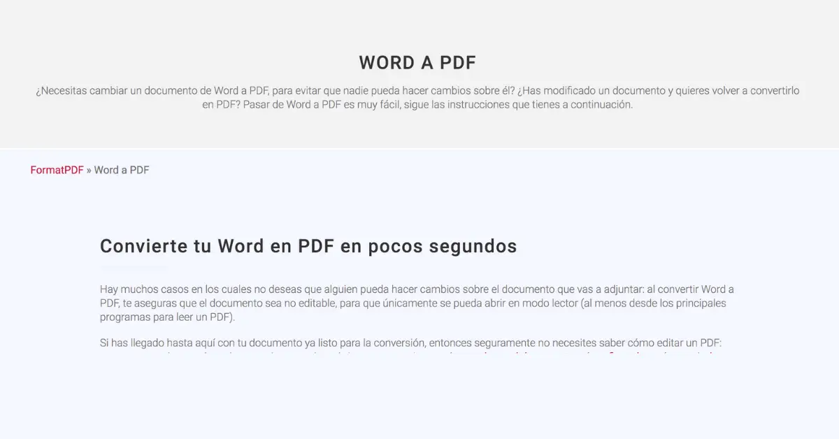 word a pdf herramientas
