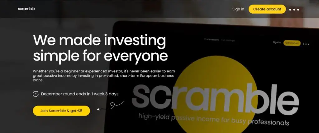 invertir por internet dinero scramble